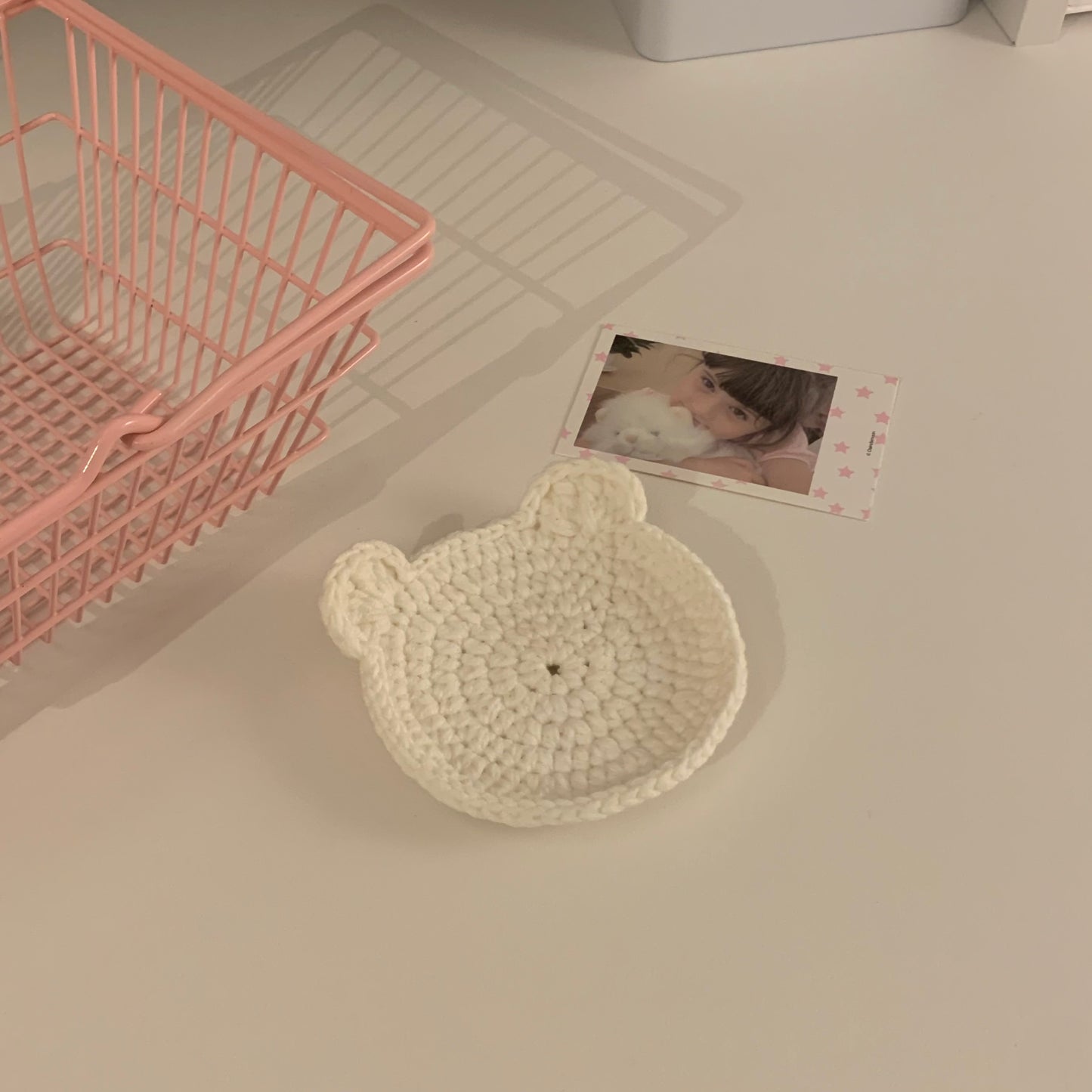 [Ready Stock]Cookie Bear Crochet Coaster