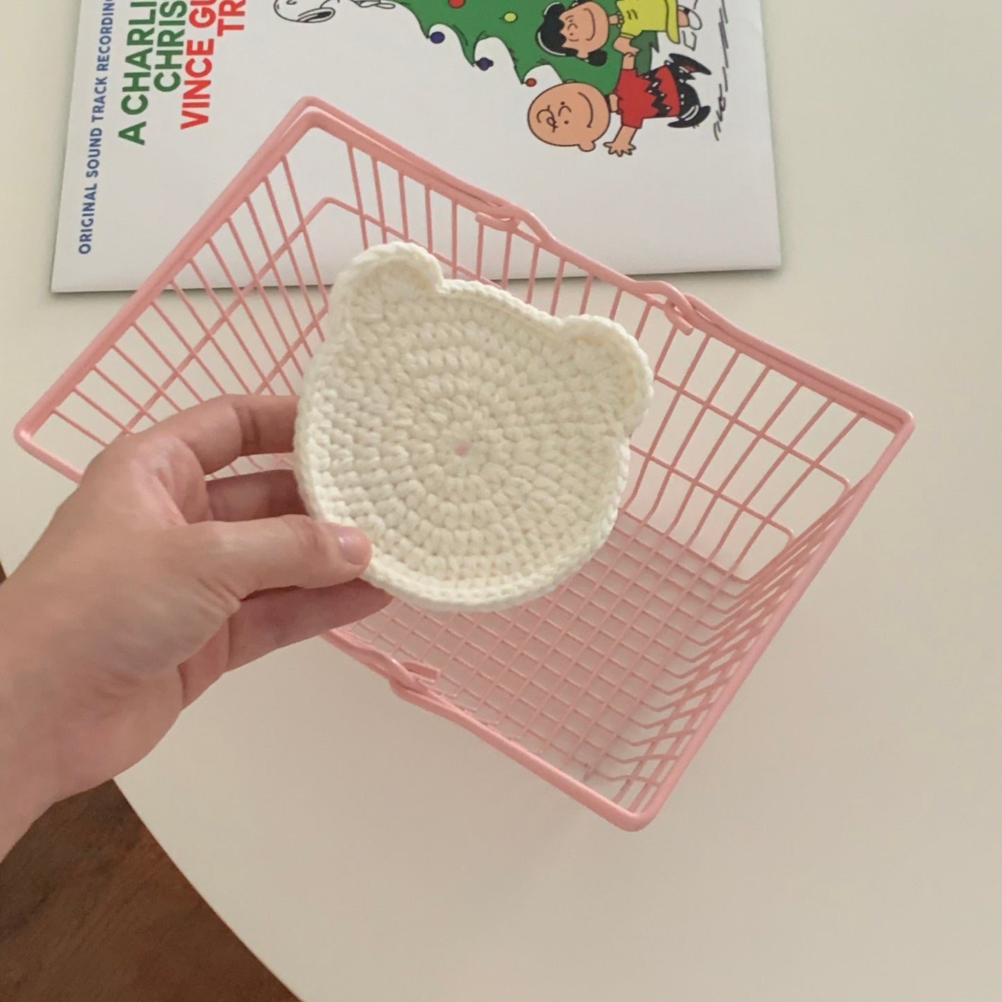 [Ready Stock]Cookie Bear Crochet Coaster